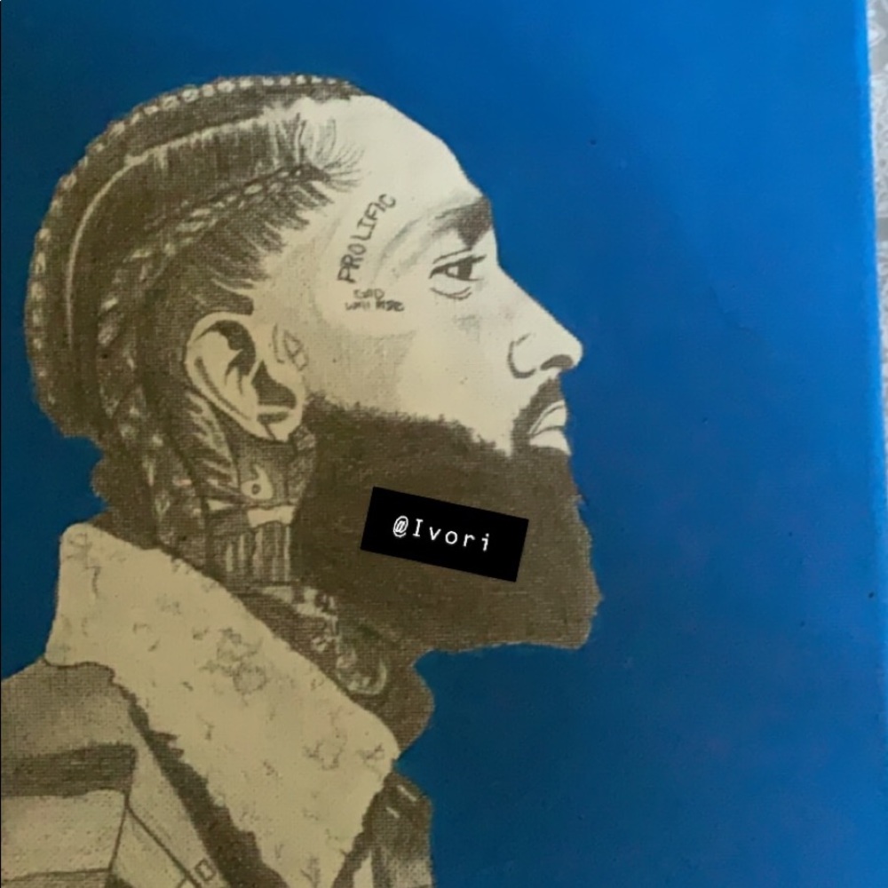 Nipsey painting